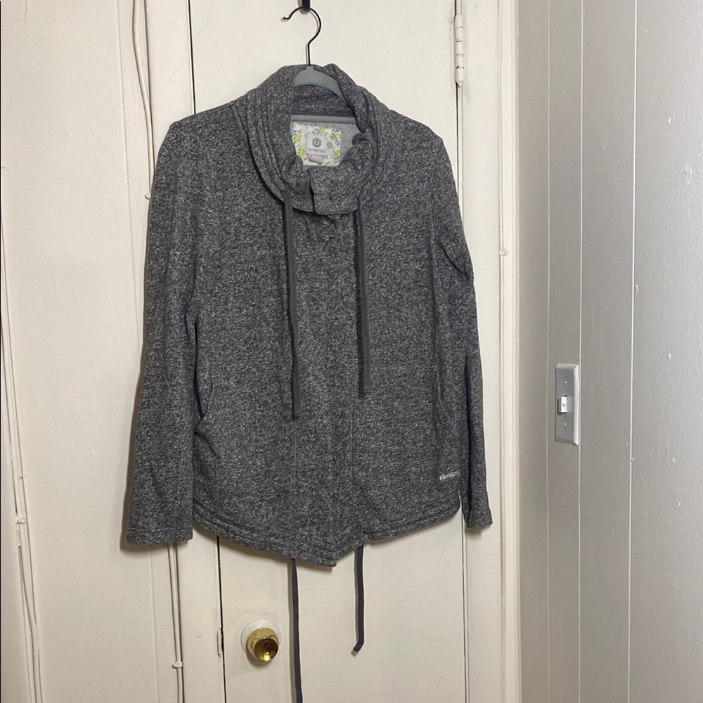 Athleta Gray Cowl Neck Pullover